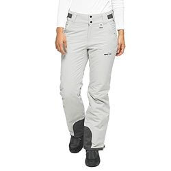 ARCTIX Pantaloni da Neve isolati da Donna, Grigio Silenzio, S