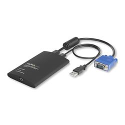 StarTech.com Crash Cart portatile, console KVM a USB 2.0 del laptop con trasferimento di file e Acquisizione Video, Adattatore USB Crash Cartc, NOTECONS02