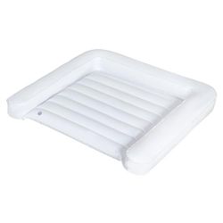 roba Cambiador Inflable 85 x 75 cm - Ahorra Espacio y Fácil de Limpiar - Colchón Cambiador Impermeable de Plástico - Ideal para Viajes - Blanco