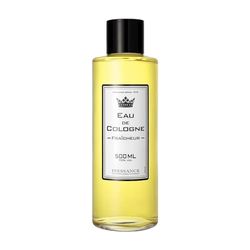 Inessance Paris - Eau de Cologne Naturelle pour Femmes et Hommes Fraîcheur Inessance Paris - Fragrance Sobre et Facile à Porter - Fabriqué en France - 500ml