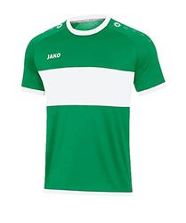 JAKO Boca KA, Maglietta Bambini, Sport Verde/Bianco, 164
