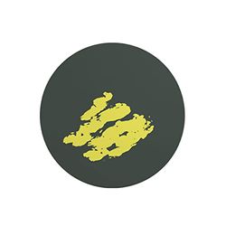 Questo Casa, Rund musmatta med digitalt tryck, halkfri baksida, för kontor och hem, diameter: 22 cm