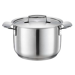 Fiskars Fait-tout, 3 l, non revêtue, Convient pour tous types de Cuisinières, Inox recyclé, All Steel, Argenté, 1064751