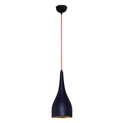 Homemania 8698522548364 snöhängande taklampa - svart metall, 20 x 20 x 120 cm, 1 X E27, 40W