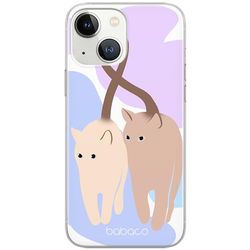 ERT GROUP mobiltelefonfodral för Iphone 13 MINI originalt och officiellt licensierat Babaco mönster Cats 013 optimalt anpassad till formen på mobiltelefonen, fodral tillverkad av TPU-plast