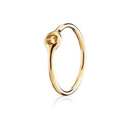 Pandora dreambase-ring 18 K Gold 970101CIY, Oro giallo, 17, cod. 970101CIY-57
