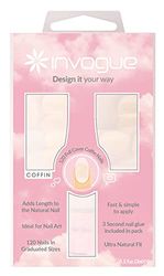 Invogue Full Cover Coffin Nails - 120 Pieces