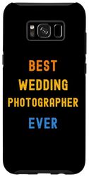 Coque pour Galaxy S8+ Meilleur photographe de mariage jamais apprécié