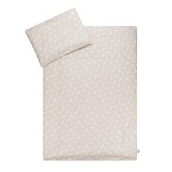 Julius Zöllner Jersey - kinderbeddengoed 100 x 135 cm + 40 x 60 cm, 2-delige set dekbedovertrek en kussensloop, 100% jersey-katoen, met ritssluiting, Öko-Tex Standard 100, Twiggy
