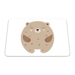 Bonamaison, Rectangle Pop Art Digital Printed Mouse Pad, Non-Slip Base, for Office and Home, Size: 22 x 18 cm