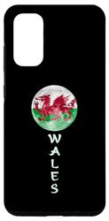 Coque pour Galaxy S20 Drapeau du Pays de Galles UK Moon Pride Pays de Galles Cadeaux d'amour Souvenir du Pays de Galles