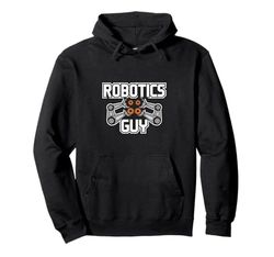 Robotica Guy Robotica Robot Ingegnere Felpa con Cappuccio