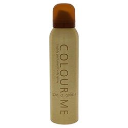 COLOUR ME Gold Homme 150ml Body Spray Perfume for Men. Luxury Fragrance - Mens Aftershave, Long Lasting Fragrance for Men by Milton-Lloyd