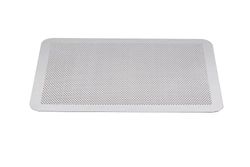 Mali'S 43034 – Piastra per pasticceria perforata, piastra in alluminio, senza bordi grigio, 40 x 30 cm, spessore 1,5 mm