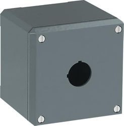 ABB Modular Metal - Caja de pulsador (aluminio, 1 gris)
