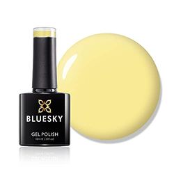 Bluesky Gel Nail Polish, Primrose Yellow 80566, Light, Primrose,Yellow Long Lasting, Chip Resistant, 10 ml (Requires Drying Under UV LED Lamp)