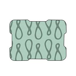 Bonamaison, Digital Printed Mouse Pad, Non-Slip Base, for Office and Home, Size: 22 x 18 cm
