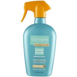 CLINIANS | Acqua Solare Abbronzante Fresh & Bronze, con Niacinamide, Acqua di Cocco e Acido Ialuronico, 450mL