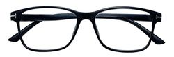 Corpootto Unisex biznesowe okulary do czytania, czarne, jeden rozmiar, czarny, jeden rozmiar