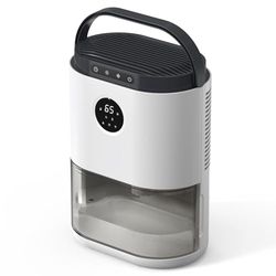 CONOPUPlus Deshumidificateur d air, Déshumidificateur avec Capteur d’Humidité, Minuterie 48H, Lumières 7 Couleurs, Dégivrage Automatique, Mode Sommeil, Déshumidificateur Electrique pour Chambre, Bain