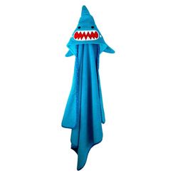 Zoocchini Asciugamano Baby con Cappuccio - Squalo - 100% cotone