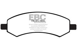 EBC Brakes DP41738R Yellow stuff Brake Pads