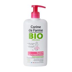 Corine de Farme - Gel Lavant Intime BIO - Gel Nettoyant Doux Naturel à la Fleur de Cerisier - Respecte l'Équilibre de la Flore Intime - Hydrate et Apaise l'Inconfort - Certifié Bio ECOCERT - 250 ml