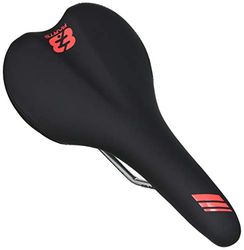 Selle KANAP - rails cromo - noir/rouge