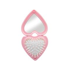 Barbie - Bag brush with integrated mirror - Take with you everywhere - Official Mattel Product