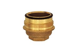RIEGLER 101397-100/262 - Taza de latón para regulador de presión para agua potable, R 1 y R 1 1/4, 1 pieza