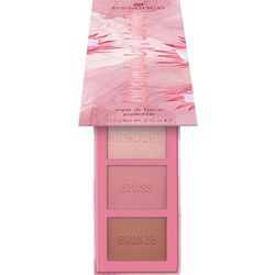 Essence Cosmetics bloom baby, bloom eye et face palette yeux et visage, hautement pigmenté, chatoyant, mat (11.5g)