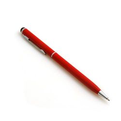 SYSTEM-S 2 en 1 Bolígrafo y lápiz Stylus Touch Pen Pantalla capacitiva de lápiz Rojo para móvil Smartphone, Pantalla táctil, Tablet PC, PDA