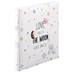 Hama Boekalbum To The Moon, 29 x 32 cm, 60 pagina's, max. 300 foto's 10 x 15 cm, standaard, meerkleurig