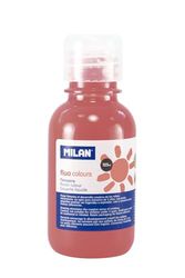 MILAN 034430 Flacon 125 ml tempera de corail fluorescent