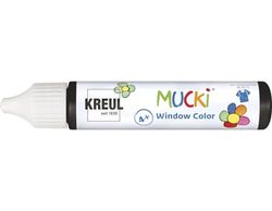 KREUL Pintura para ventana negro 29ml.MUCKI