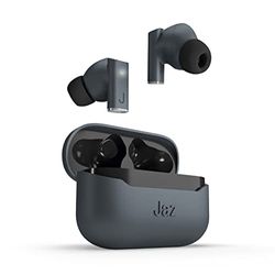 JAZ SBS ROOKI - Auriculares inalámbricos para iPhone, Samsung, Xiaomi, OPPO, TWS con micrófono HD y cancelación de Ruido ENC, Base de Carga, Cable USB-C y Gomas Incluidas