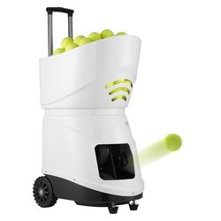 VEVOR Lancia Tennisballen, automatisch, draagbaar, uniseks, volwassenen, wit, standaard