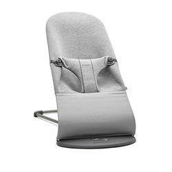 BabyBjörn Hamaca Bliss, Jersey 3D, Gris claro