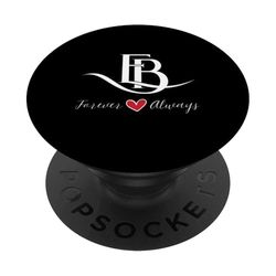 Iniciales para parejas B & E, boda, aniversario, inauguración de la casa PopSockets PopGrip Adhesivo
