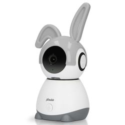 Alecto Babyphone con telecamera e WiFi/WLAN - SMARTBABY10 Video Baby Monitor con visione notturna - Baby Monitor con interfono e controllabile con App - Bianco