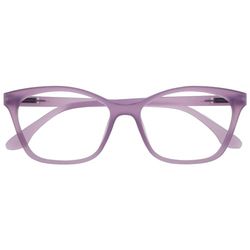 OPULIZE KAT Occhiali da Lettura - Montatura a Occhi di Gatto - Viola Opaco - Uomo e Donna - Cerniere a Molla - R59-5 - +1.50