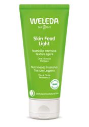 WELEDA, Skin Food Light, Crema Hidratante, Nutrición Intensiva y Textura Ligera, con Aceite de Girasol Orgánico, Extracto de Pensamiento Silvestre, Camomila y Caléndula, 75 ml