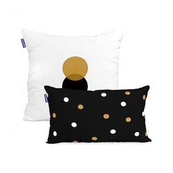 Golden dots Funda de cojín 50x50 + 50x30 cm_AlexandreHouse