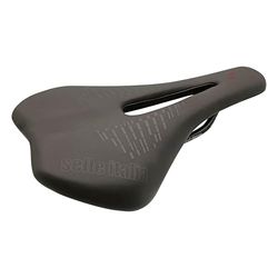 Selle Italia Bullet - Selle Vélo Aluminium, Confortable avec Trou Anatomique, Résistante - Taille Unique L2, Noir