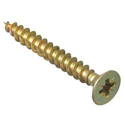 ForgeFix Multi-purpose Single Thread Screws | 5,0 x 45 mm, zinco amarelo assivado, Box 200