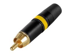 Velleman 144732 Neutrik Contacts RCA mâles plaqués or/jaune