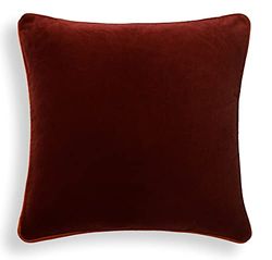 Bassetti Uni 9324589 - Funda de cojín (90% algodón, 10% poliéster, 45 x 45 cm), Color carminio R1