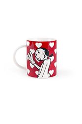 Excelsa Olivia Caneca Porcelana, Vermelho