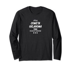 È UNA COSA COWETA OKLAHOMA Maglia a Manica