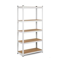 Humberg 4847 kraftig hylla med 5 hyllor av MDF 180 x 90 x 40 cm